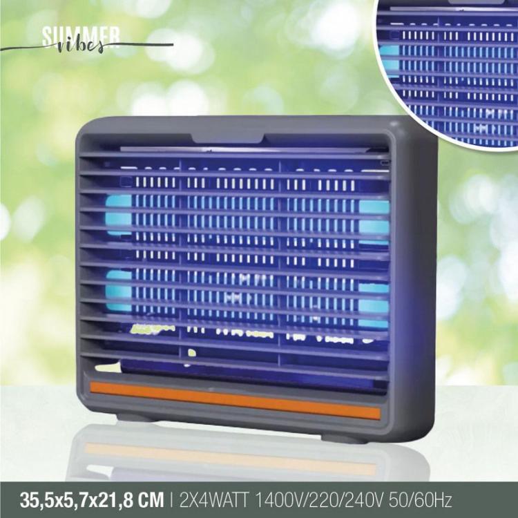 Lampada Mosquito Anti Zanzare Elettroinsetticida 8W Zanzariera Elettrica Esterno