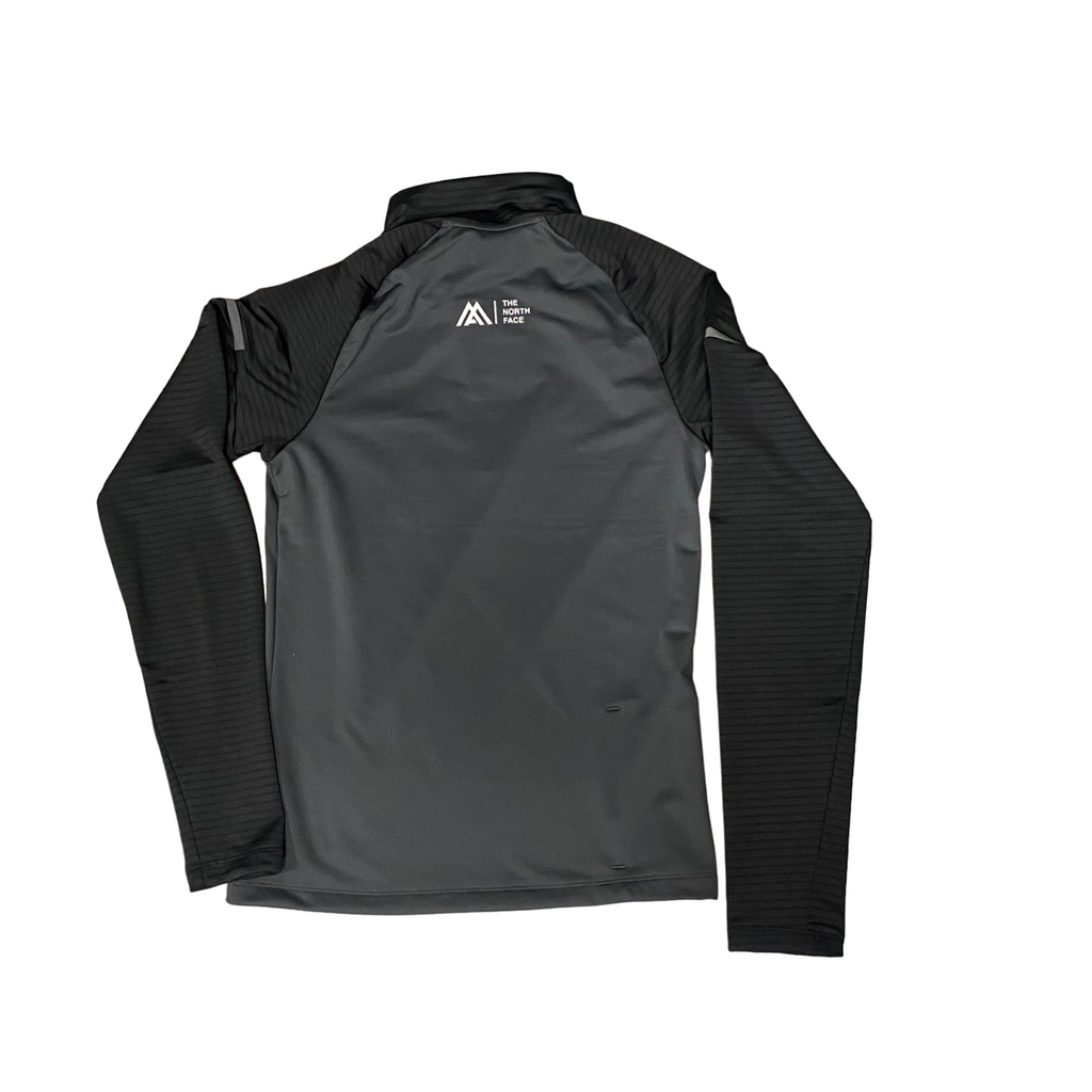 The North Face felpa mezza zip da uomo in pile Lab Lite NF0A7ZA5MN8 asfalto-nero
