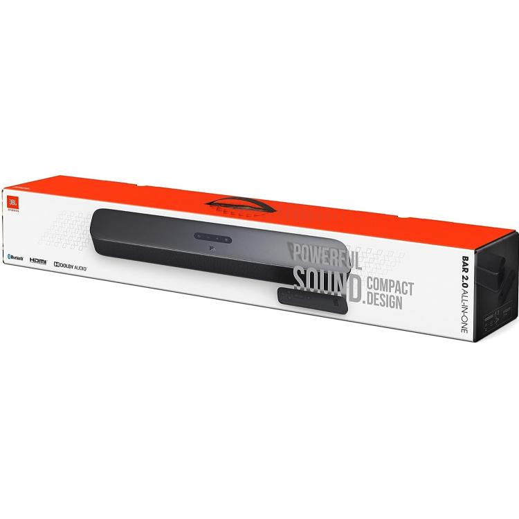 Jbl By Harman Soundbar Bar 2.0 All In One Hdmi Ottica Bluetooth 80W Dolby Black
