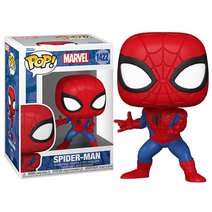 Funko Pop ! Marvel New Classic Spider-Man - (1422) Spider Man Vinyl Figure 9Cm