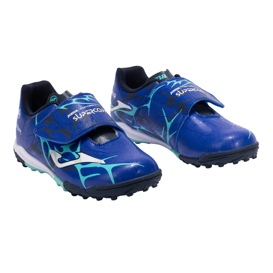 Joma - Scarpe Calcio Turf Junior Super Copa Jr 25 Turf Blu - SCJW2504TFV