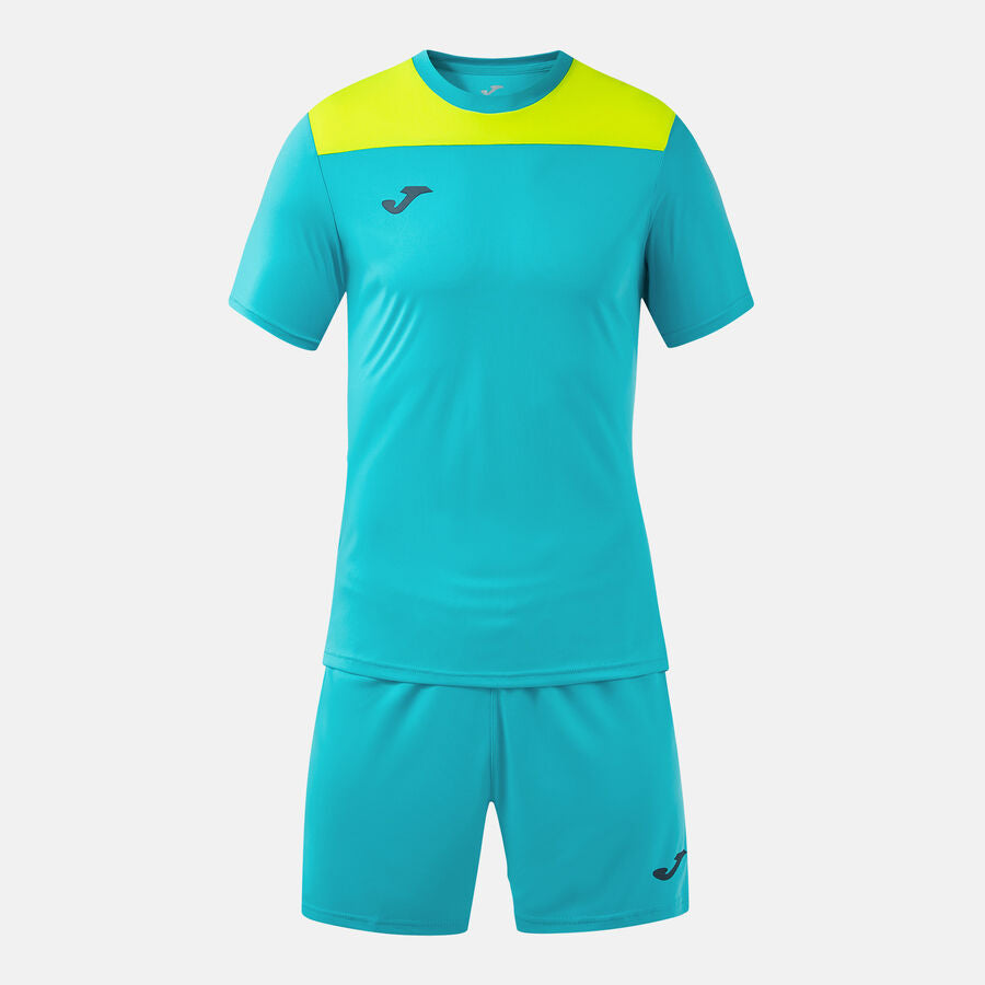Joma Phoenix II 103124.019 – Divisa Calcio Turchese Giallo Uomo e Junior