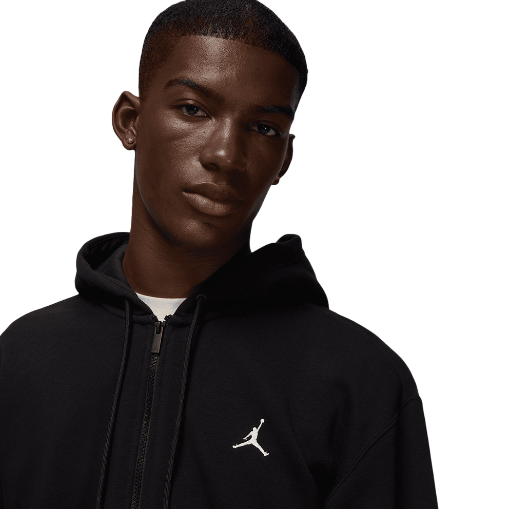 Jordan – Felpa con Cappuccio e Cerniera Intera Brooklyn Fleece FV7289-010 Nero | Comfort Moderno, Stile Urban e Praticità per Ogni Giorno