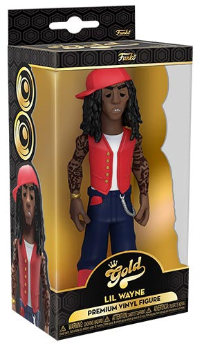 Funko Gold - Lil Wayne Premium Vinyl Figure 13 Cm Singer Pop Da Collezione