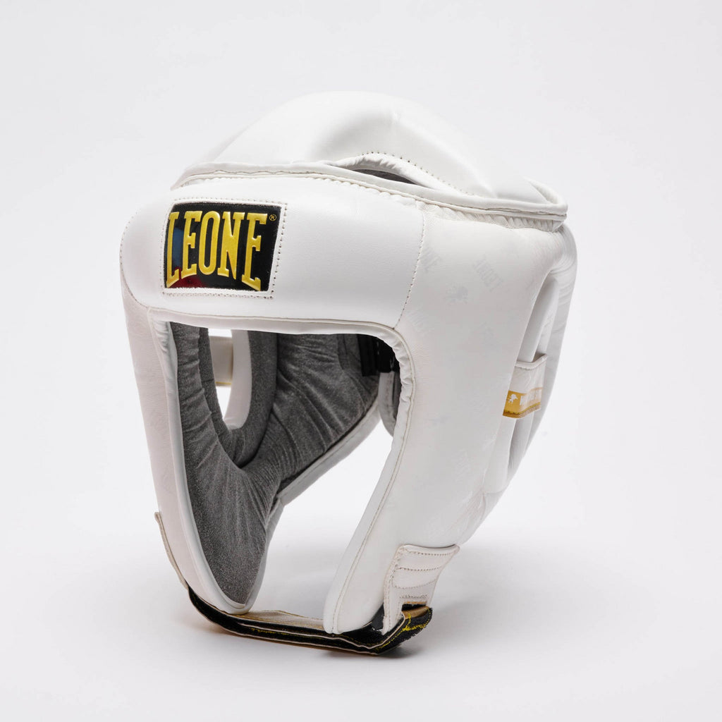 Leone Casco Boxe DNA CS444 Bianco: Protezione Anti-Shock e Stile Elegante