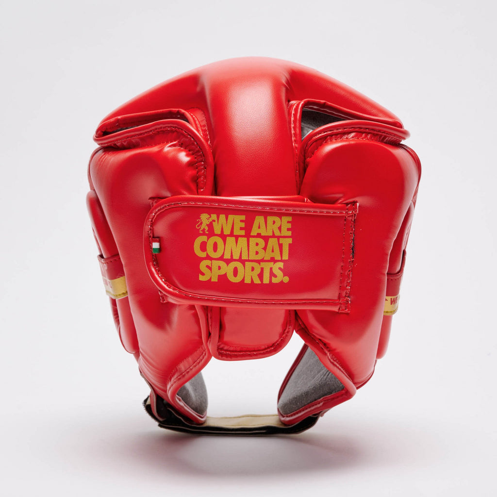 Leone Casco Boxe DNA CS444 Rosso: Protezione Anti-Shock e Stile Elegante
