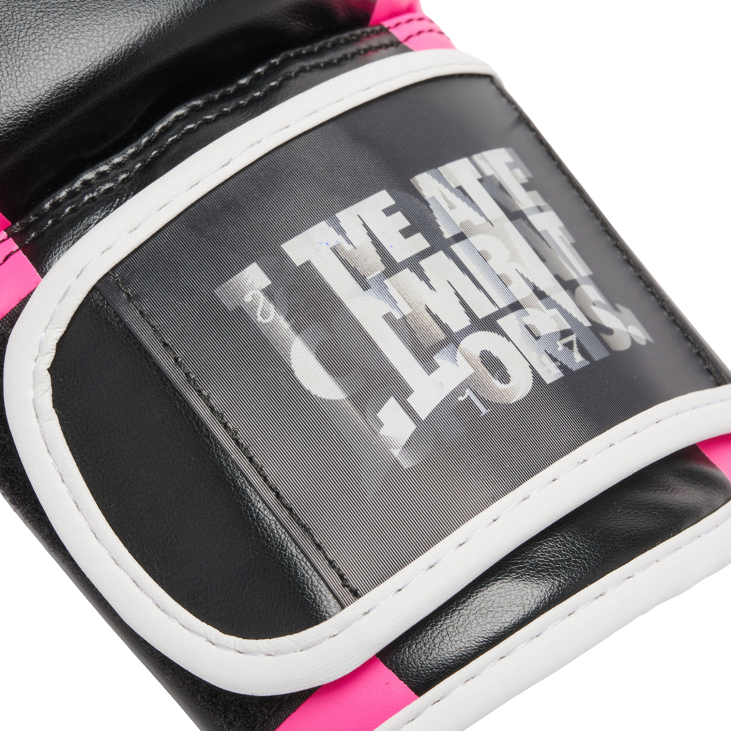 Leone guantone da donna da Boxe con logo WACS GN333 fuxia