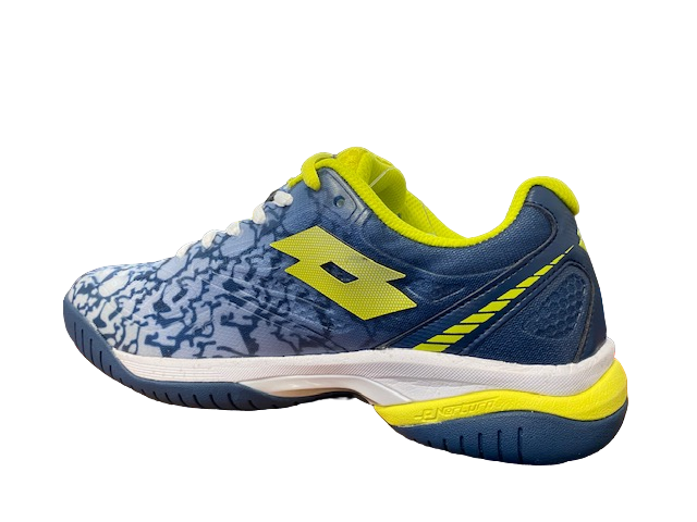 Lotto Scarpa da Padel da donna Superrapida 200 III 217301 9FS bianco-giallo acido-blu