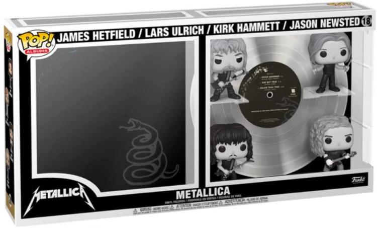 Funko Pop ! Albums Metallica (18) 4 Pack Vinyl Figure Special Edition Rock Music