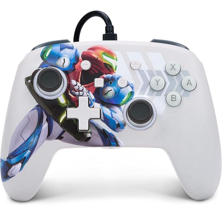 Powera Controller Cablato Enanched Programmabile Nintendo Switch - Metroid Dread