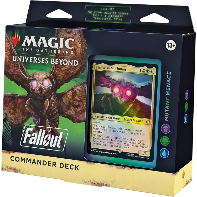 Magic The Gathering: Univers Beyond "Fallout" Set Completo 4 Commander Deck  Eng