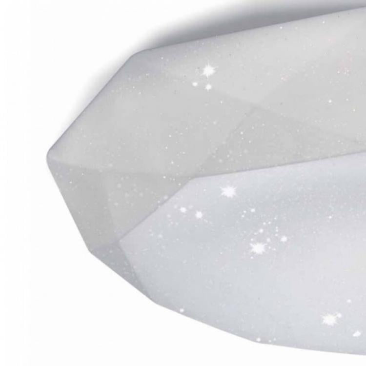 Plafoniera Led 18W Diamante Effetto Cielo Stellato | Luce Bianco Caldo 3000K