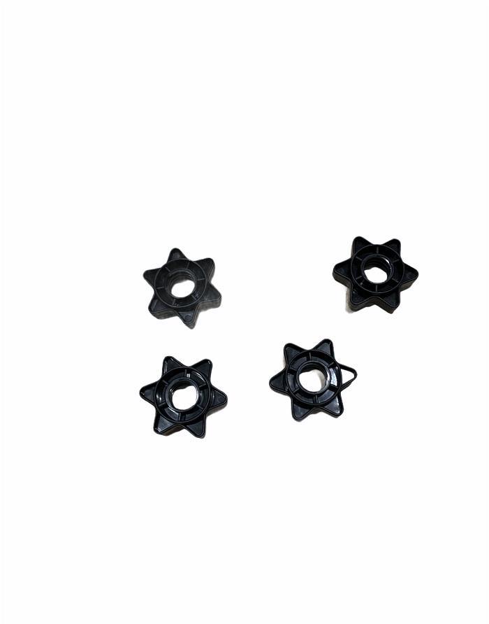 Contes Set Coppia Manubri da 30Kg cemento rivestito in plastica (2x15kg) OW1304 nero