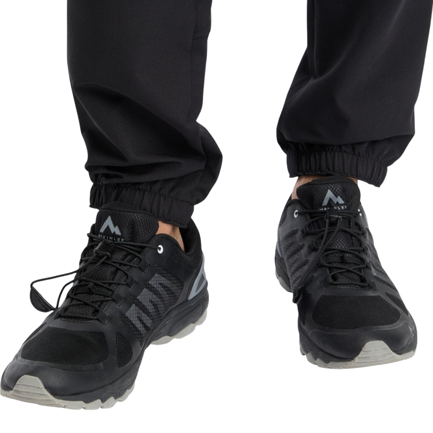 McKinley Pantalone Outdoor Aslo 432468-057 Nero – Pantaloni uomo, trekking, tecnico, elasticizzato