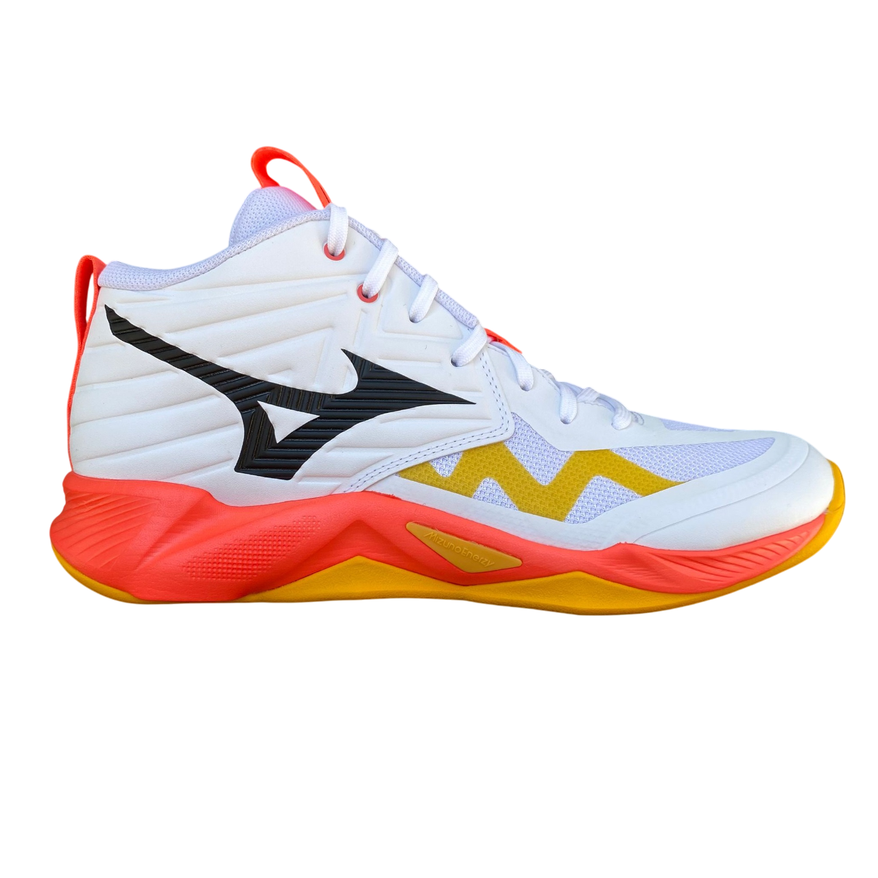 Mizuno Wave Momentum Pro Mid V1GA254501 Bianco-Corallo