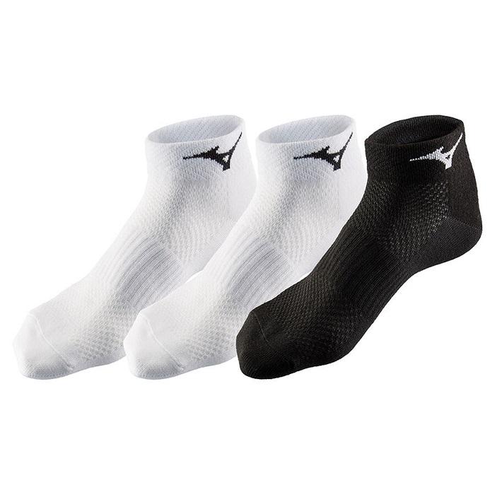 Mizuno calza Training MID 3P 67UU950 99 bianco-nero