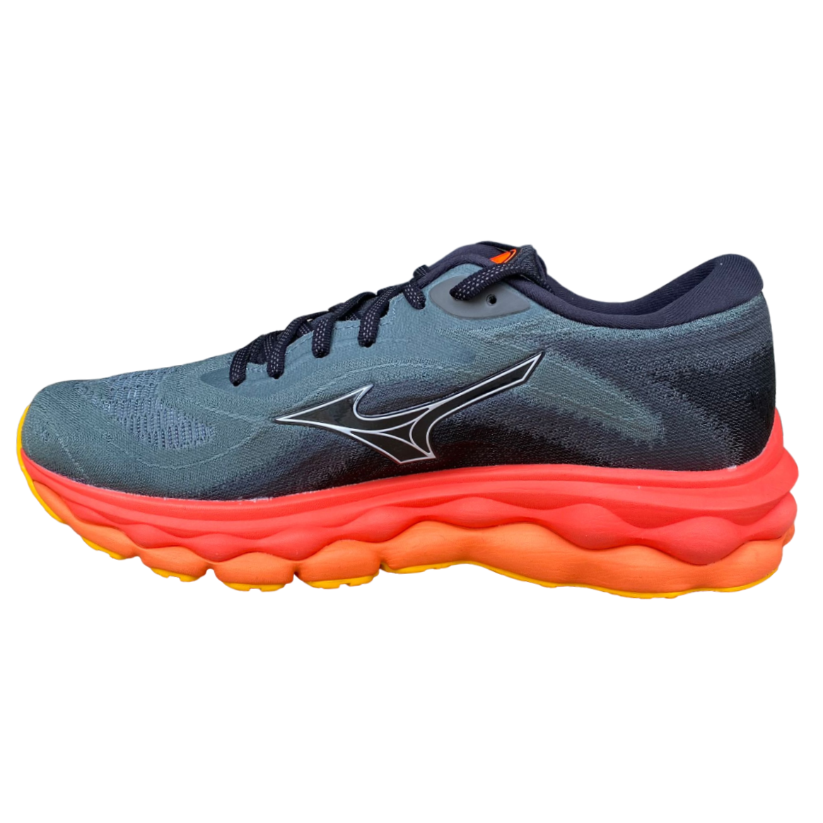 Mizuno Wave Sky 7 Scarpe Running Uomo Premium J1GC230251 Grigio Arancio