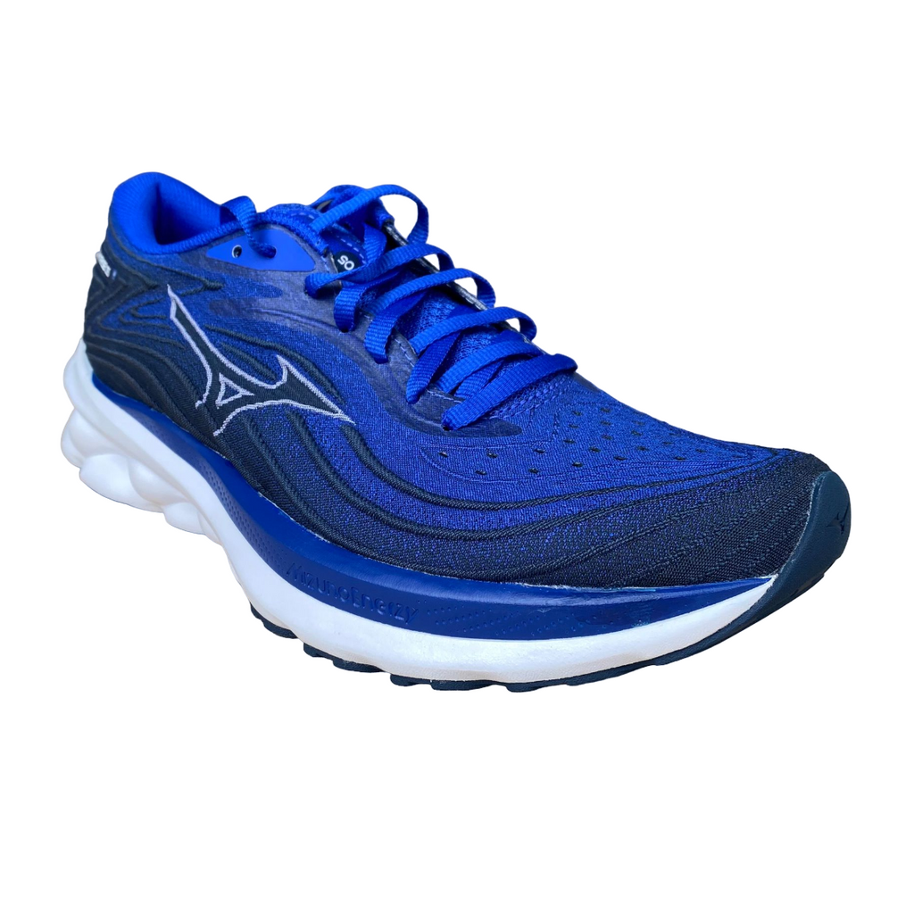 Mizuno Wave Skyrise 5 Scarpe Running Uomo J1GC240903 Azzurro Blu Bianco