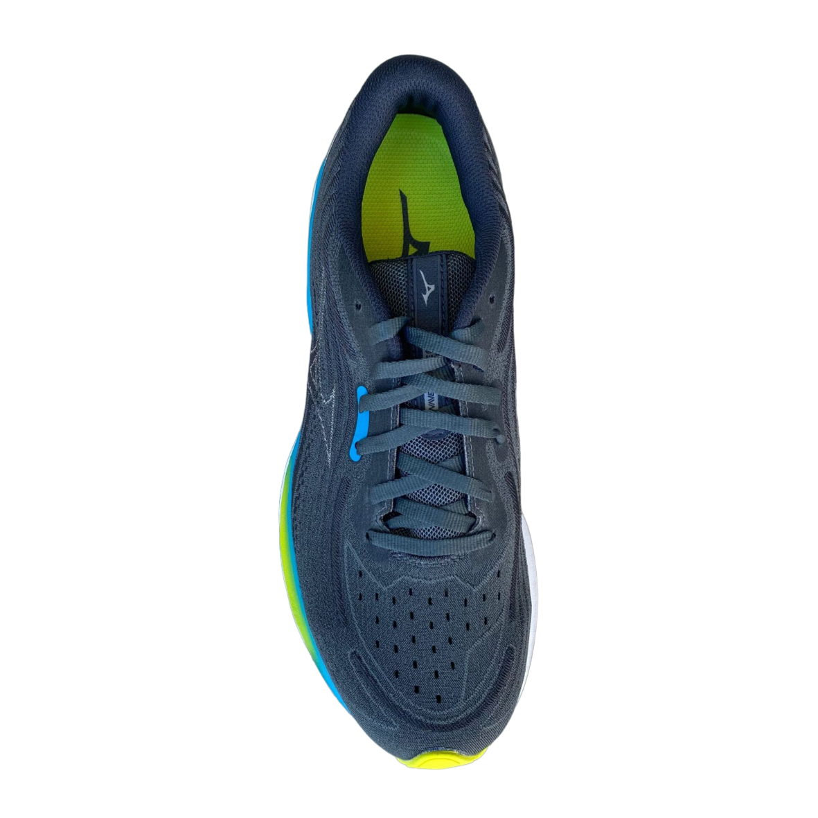 Mizuno scarpa da corsa da uomo ultra morbida Wave Skyrise 4 grigioblu- blu perla