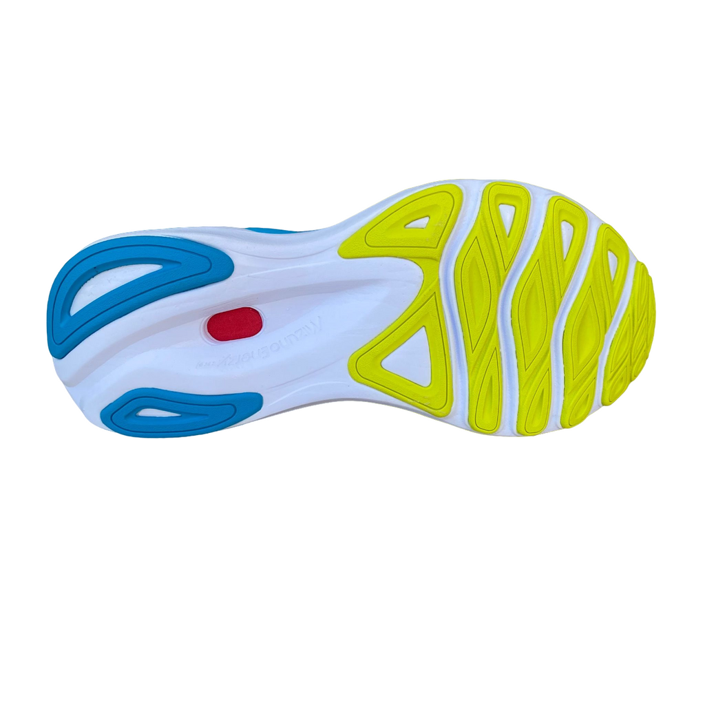 Mizuno scarpa da corsa da uomo ultra morbida Wave Skyrise 4 grigioblu- blu perla