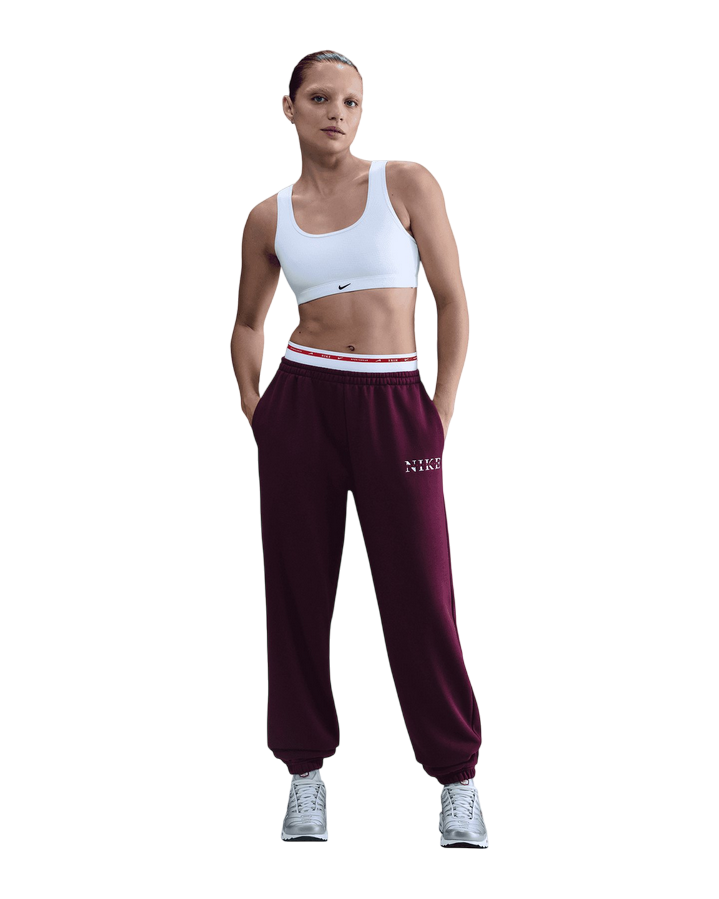 Nike Pantaloni Tuta Donna Phoenix Fleece IH4055-610 Rosa – vita alta, comfort, stile sportivo