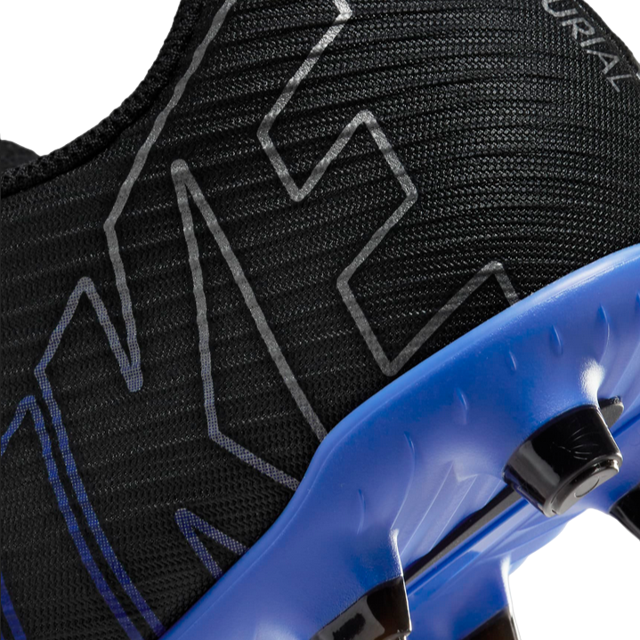 Nike Vapor 15 Club FG/MG Scarpe Calcio Uomo Nero Azzurro