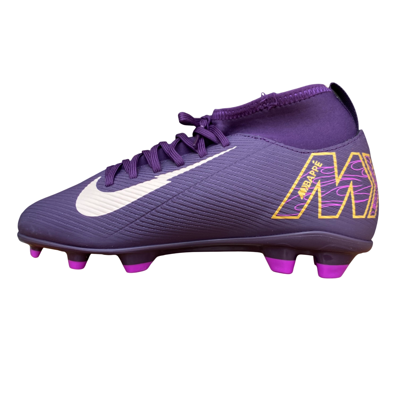 Nike Scarpa da Calcio Junior Mercurial Superfly 10 Club Kylian Mbappé HF6283-500 Viola Scuro