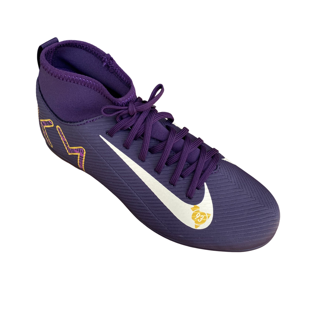 Nike Scarpa da Calcio Junior Mercurial Superfly 10 Club Kylian Mbappé HF6283-500 Viola Scuro