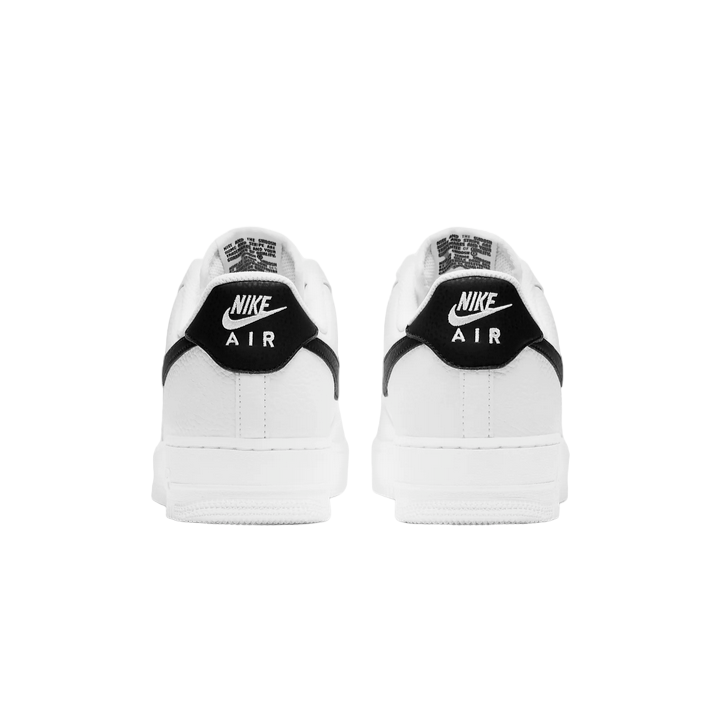 Nike Air Force 1 '07 CT2302-100 Bianco Nero Uomo Sneakers Pelle Premium