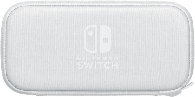Nintendo Switch Lite Kit Custodia Cover Bianca + Pellicola Protettiva Schermo
