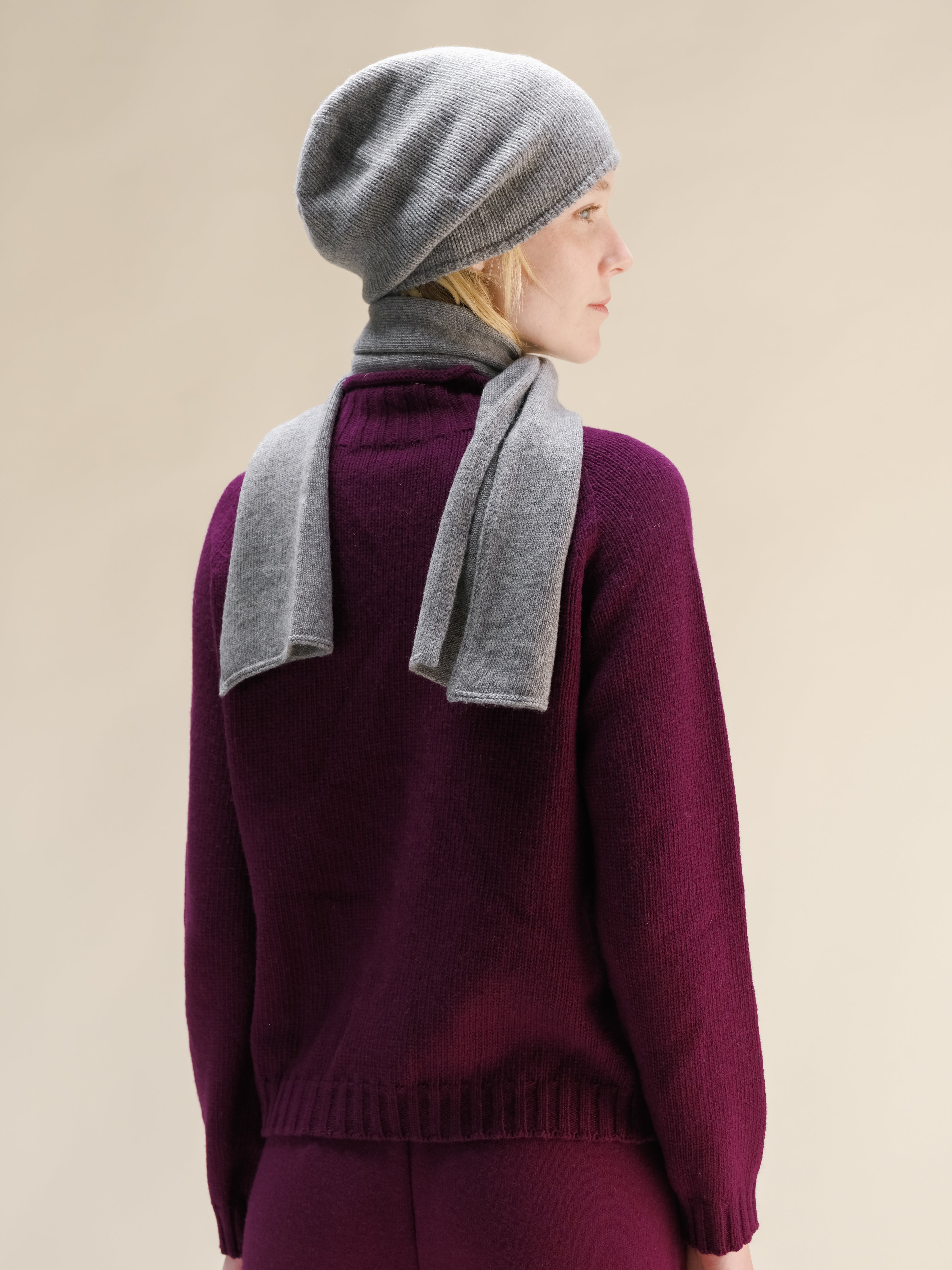 Cashmere Mix Jabot