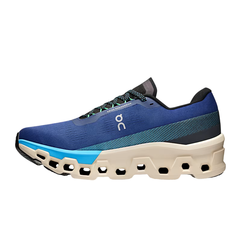 On Cloudmonster 2 Uomo Blu - Scarpe Running Massima Ammortizzazione