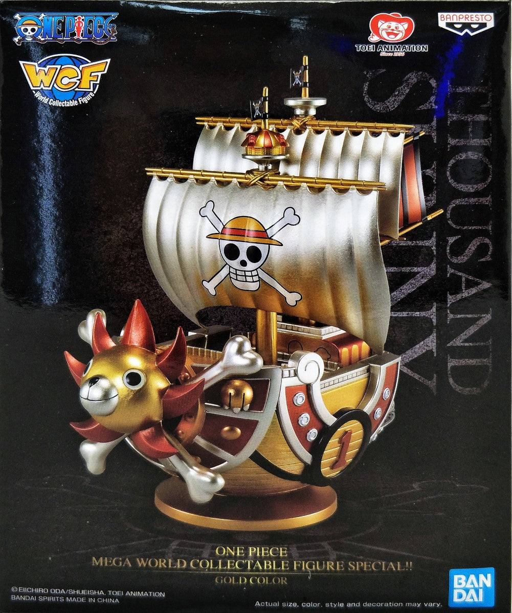 Banpresto One Piece - Thousand Sunny - Figure Mega WCF Special 19cm Oro