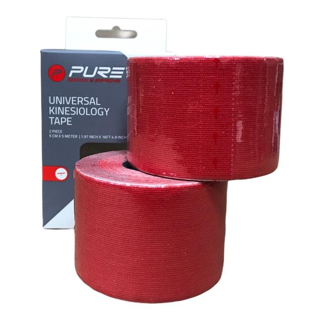 Pure 2Improve KINESIOLOGY TAPE 5x5 cm red (2 rotoli)