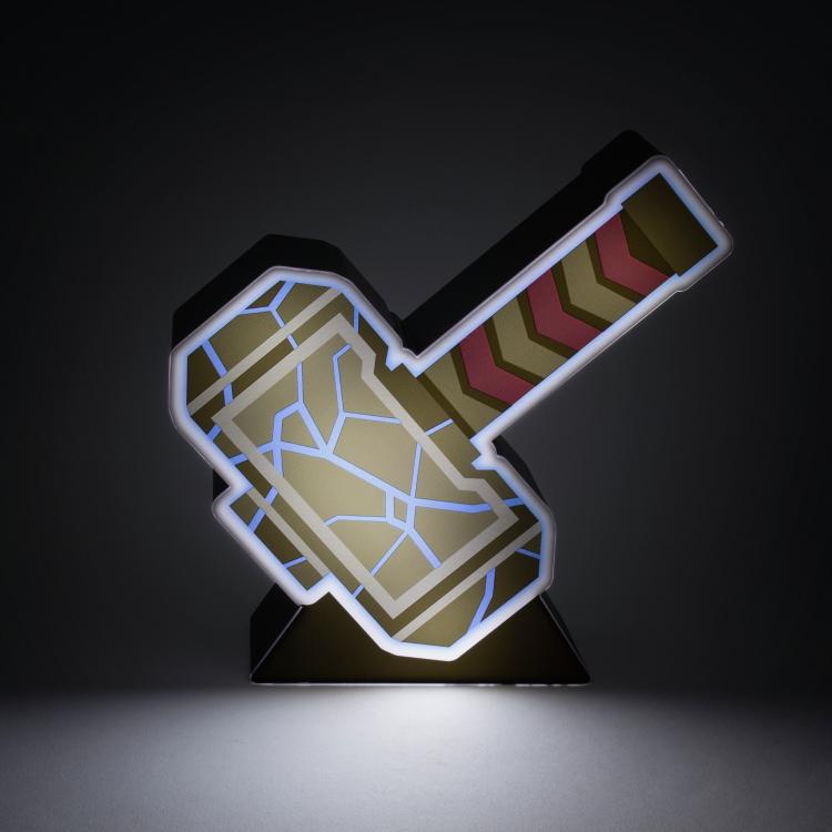 Paladone Box Light Marvel Thors Hammer 2D Martello Di Thor Lampada Led 16Cm