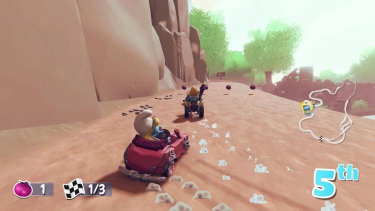 Puffi Kart Ps4 Videogioco Playstation 4 Eu Italiano Gioco Smurfs Kart Ita