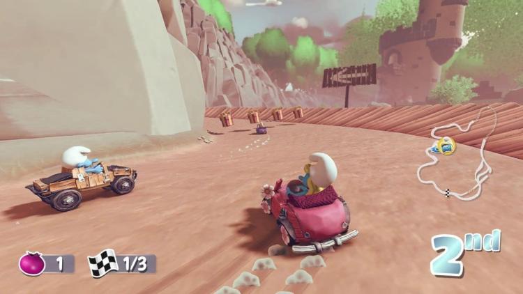 Puffi Kart Nintendo Switch Videogioco Switch Eu Italiano Gioco Nuovo Sigillato