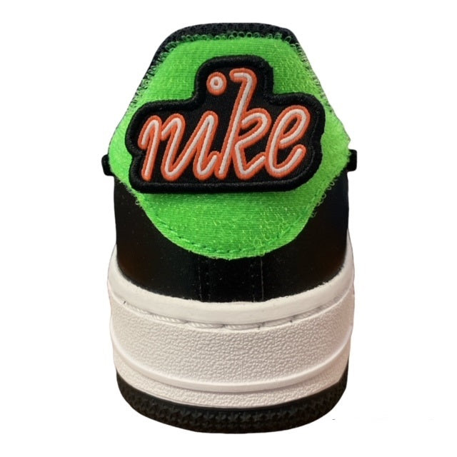 Nike scarpa sneakers da ragazzo Air Force 1 AF1/1 DH7341-001 nero-argento
