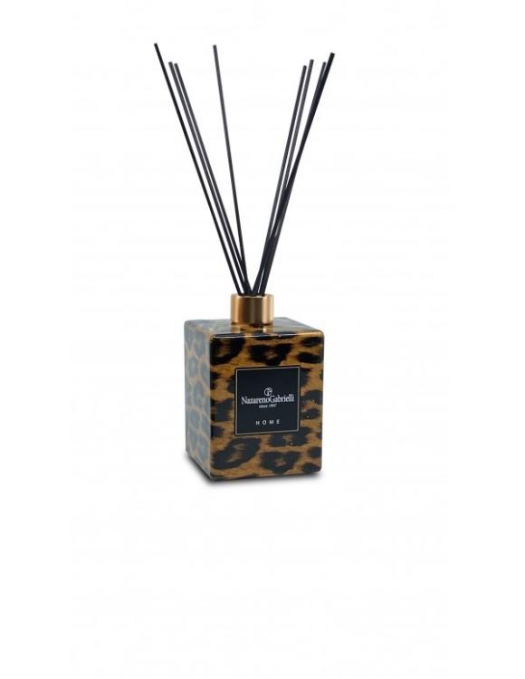 Nazareno Gabrielli Home Casa Profumatore Ambiente Leopardo 500 Ml Vino Rosso