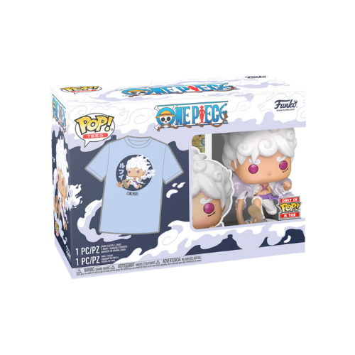 Funko Pop & Tee - One Piece Luffy Gear Five - Figure + T-Shirt Fifth Gear OP (L)