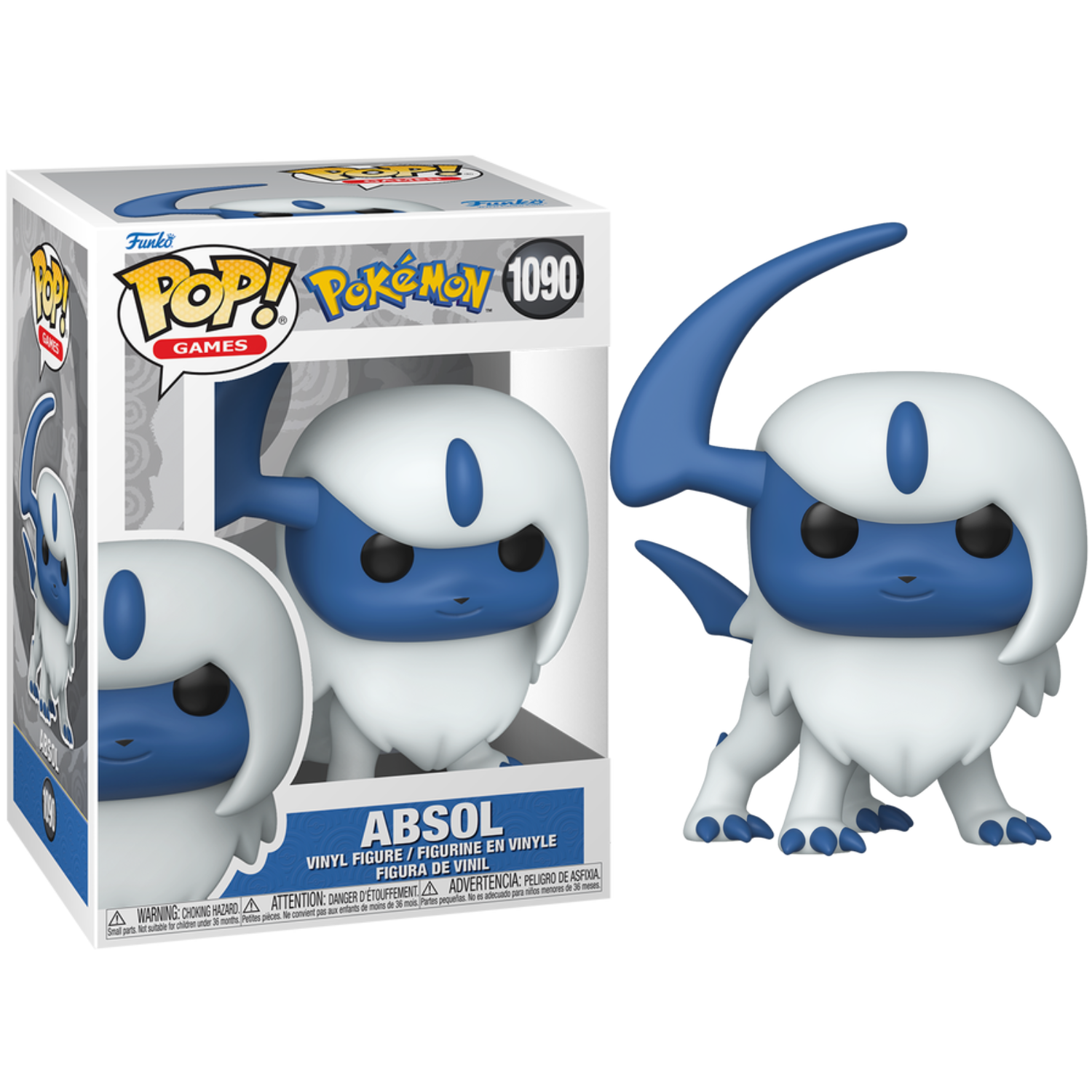 Funko Pop ! Games Pokémon - (1090) Absol Vinyl Figure 9cm In Stock