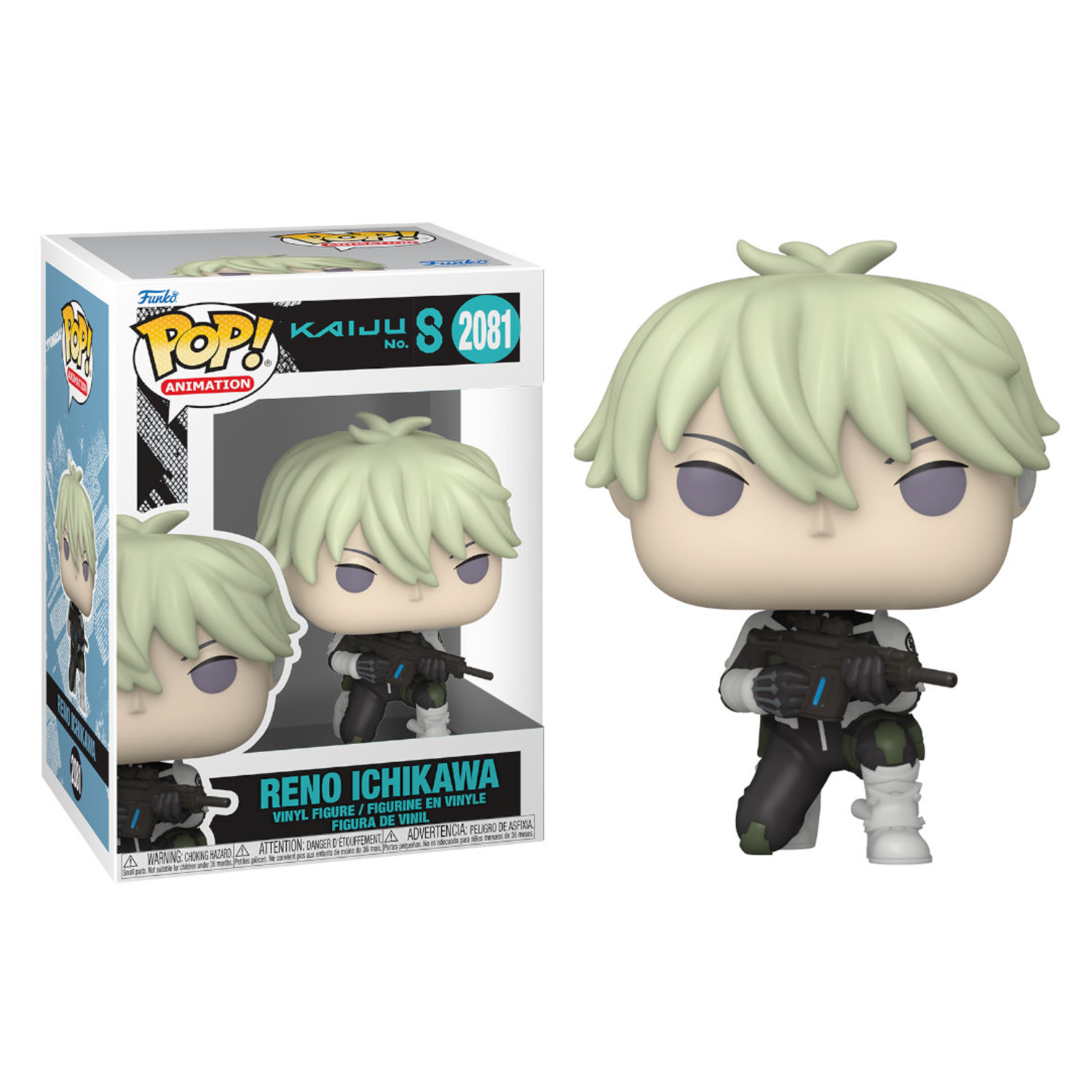 Funko Pop ! Animation - Kaiju N°8 (2081) Reno Ichikawa Vinyl Figure 9cm