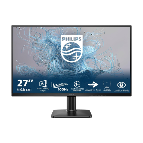 Philips Monitor Pc 27" Led 100hz Full Hd Hdmi/Vga 27e2n1100l Nero