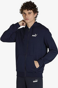 Puma Felpa Cappuccio ESS Small Logo 586704-06 Blu Navy