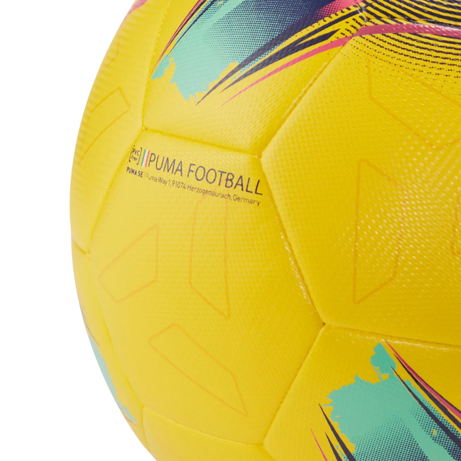 Pallone Calcio Puma Serie A Orbita Giallo Misura 5