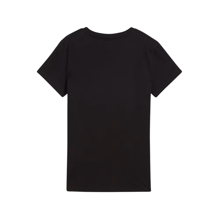 Puma T-Shirt Donna 684991-01 Nero Logo Lab Slim Fit Cotone