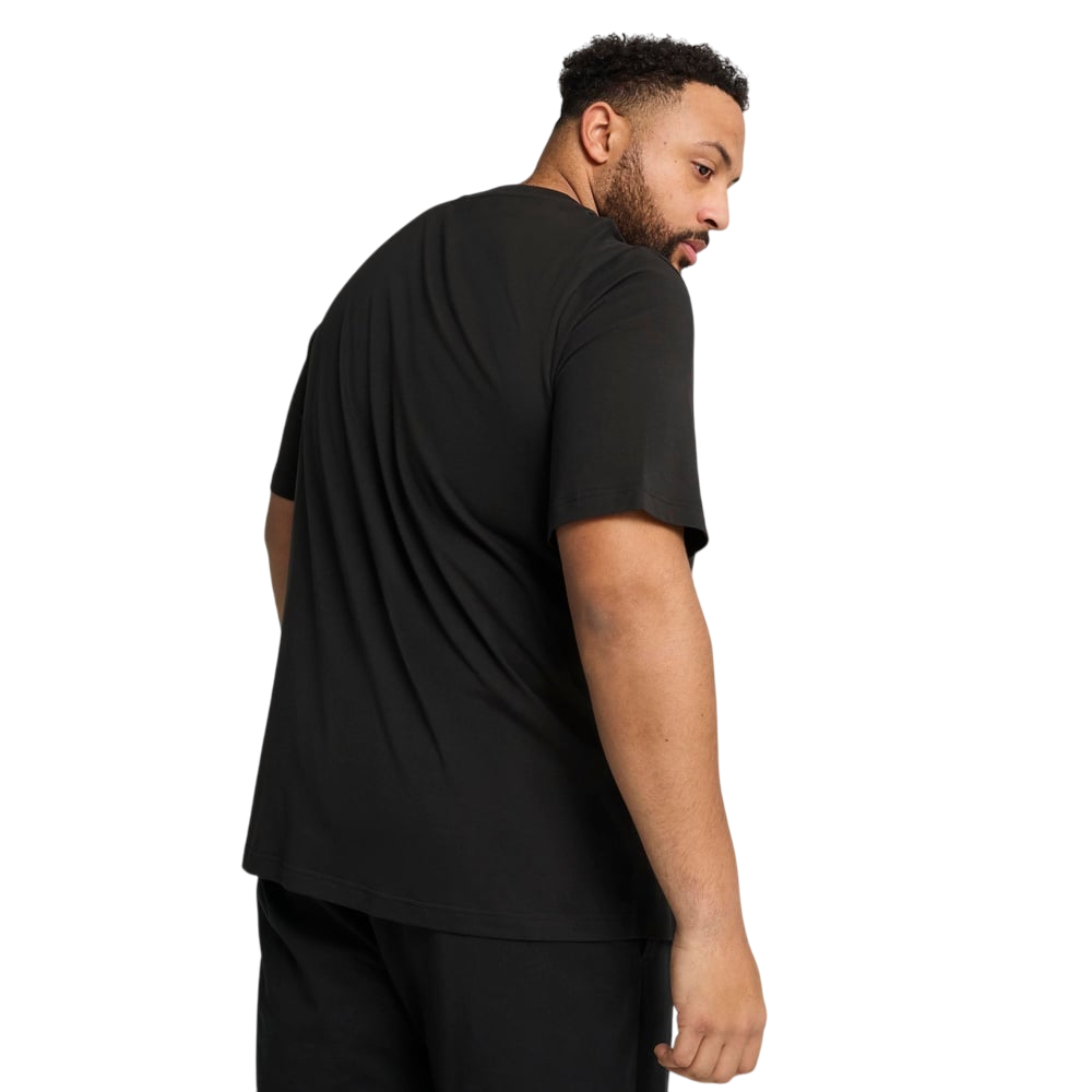 Puma maglietta manica corta da uomo Logo piccolo 682534-01 nero