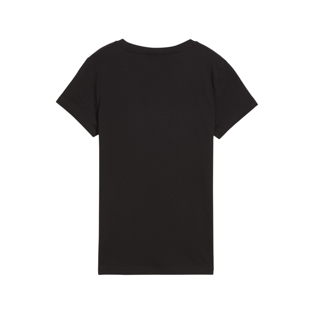 Puma maglietta manica corta unisex con Logo piccolo ricamato 682372-01 nero