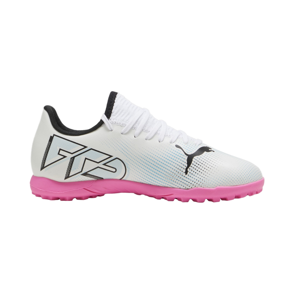 Puma Scarpa Calcetto Ragazzo Future 7 Play TT 107737-01 Bianco