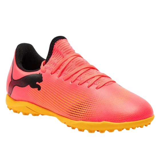 Puma Future 7 Play Calcetto Bambino 107737-03 Arancio Nero
